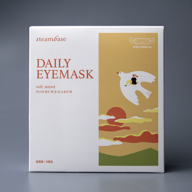 STEAMBASE DAILY EYEMASK SOFT SUNSET , набор масок с эффектом ароматерапии 5шт