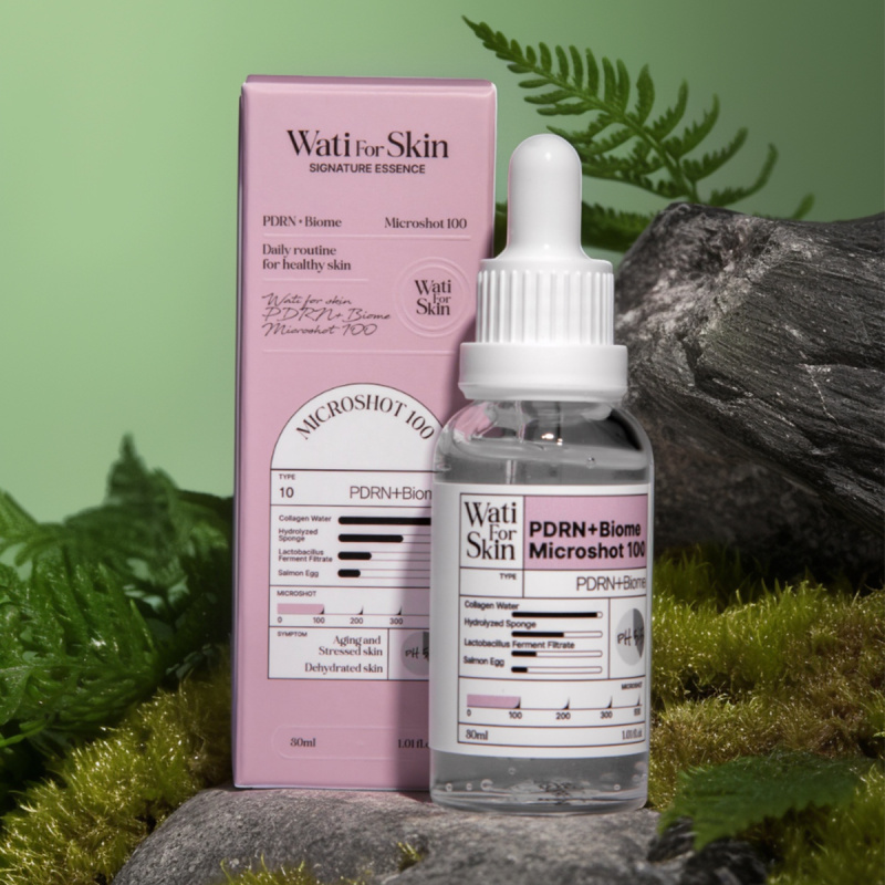 WATI FOR SKIN PDRN+ Biome Essence Microshot 100 Эссенция для лица, 30 мл
