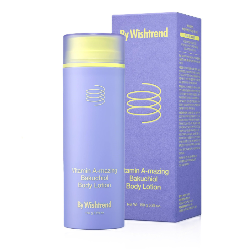 By Wishtrend Vitamin A-mazing Bakuchiol Body Lotion, лосьон для тела с ретинолом и бакучиолом, 150 мл