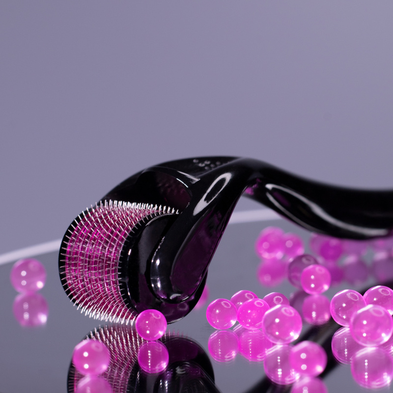 ZGTS Мезороллер для лица и тела на 540 игл из титановой стали, длиной 1.0 мм