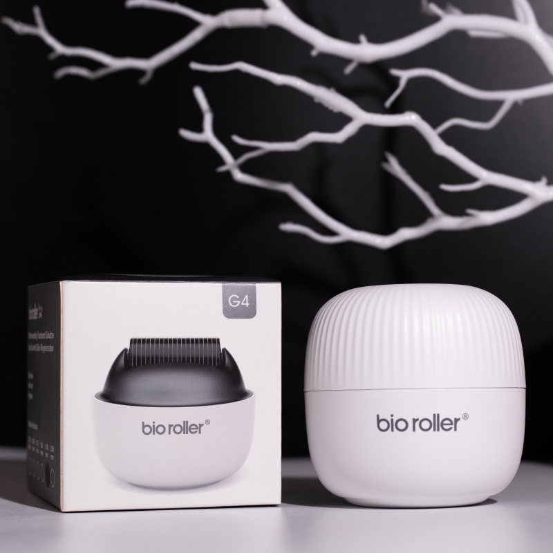Mezonica Bio Roller G4 Щетка мезороллер 1,5 мм для мезотерапии ухода для кожи волос бороды