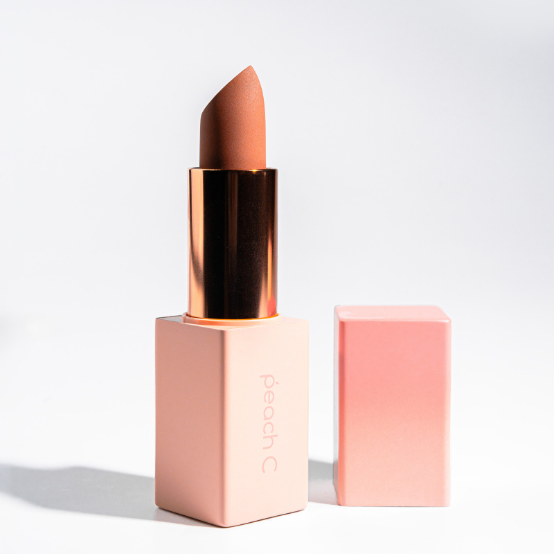PEACH C Easy Matte Lipstick 06 Rusty Rose Помада для губ матовая с магнитным футляром, оттенок 06