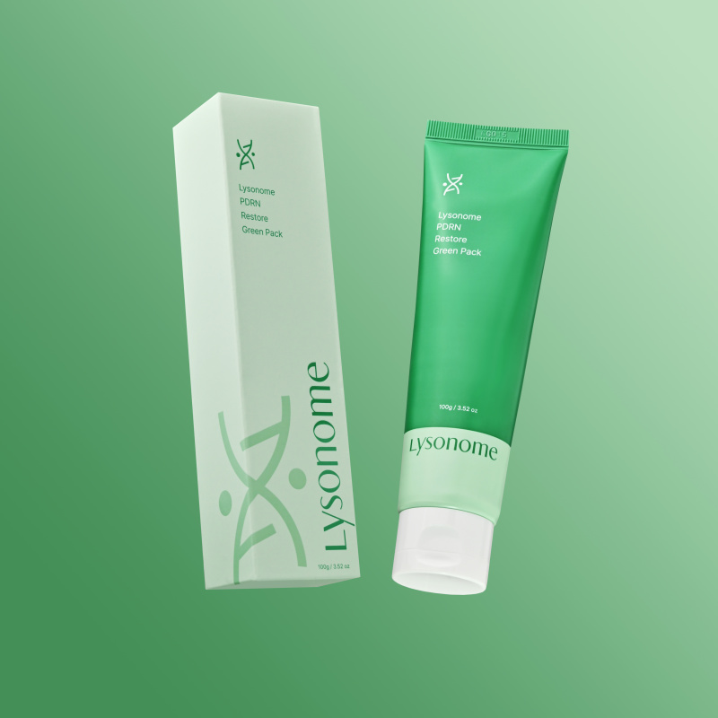 Lysonome PDRN Restore Green Pack 100ml Маска - плёнка для лица отшелушивающая, 100 мл