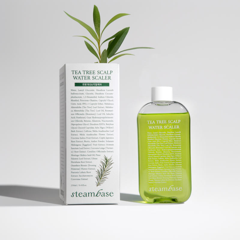 STEAMBASE TEA TREE SCALP WATER SCALER 250ml Пилинг для кожи головы с экстрактом чайного дерева, 250 мл