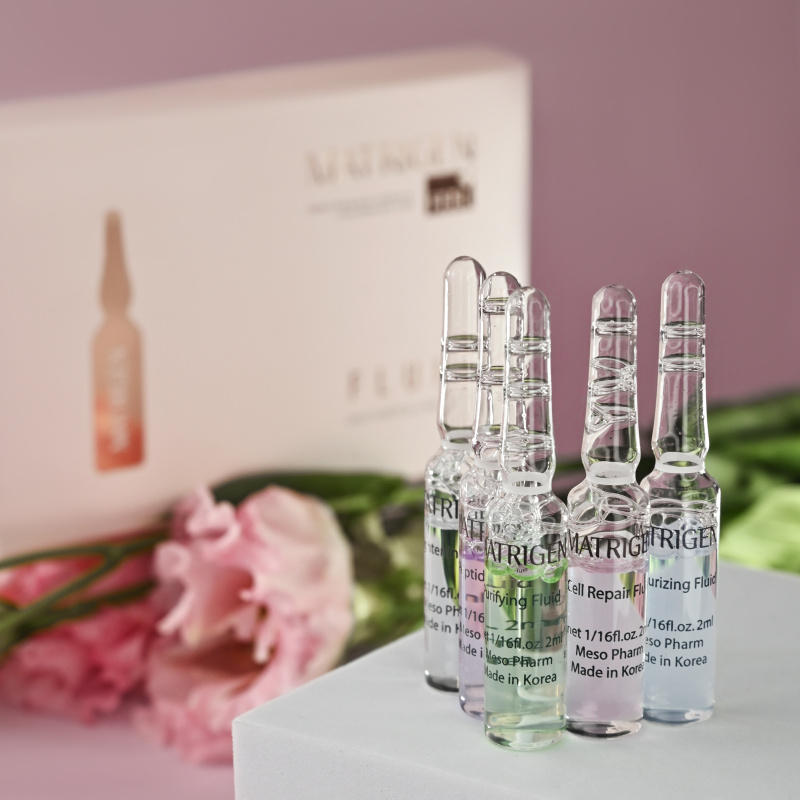 Matrigen Fluid Sample Pouch 2 ml*5ea.(Brightening,Peptide, Purifying, Moisturizing, Cell Repair)