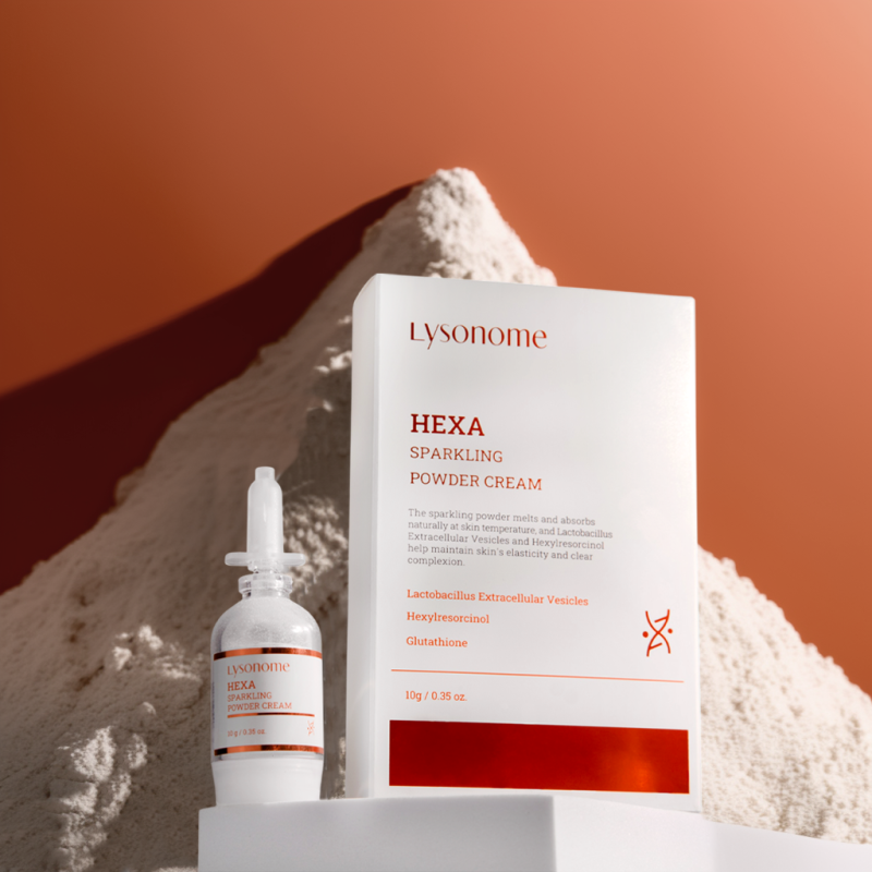 Lysonome Hexa Sparkling Powder Cream 10гр, липосомальный крем-порошок для осветления, борьбы с постакне и морщинами