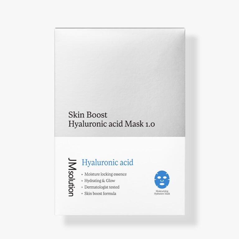JM SOLUTION SKIN BOOST HYALURONIC ACID MASK 1.0 тканевая маска 10 шт