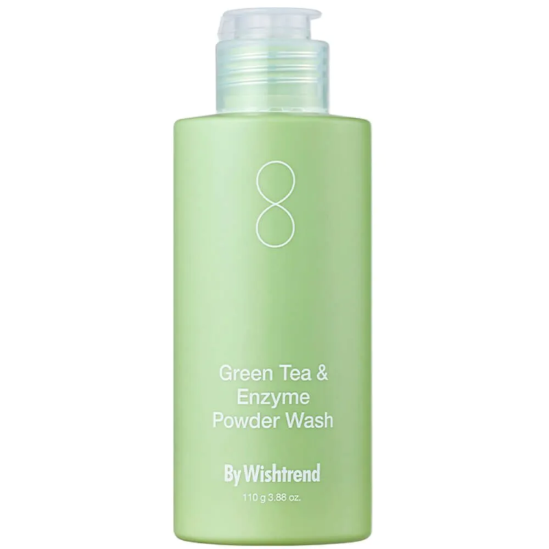By Wishtrend  Green tea & enzyme powder wash, энзимная пудра с зеленым чаем, 110 г
