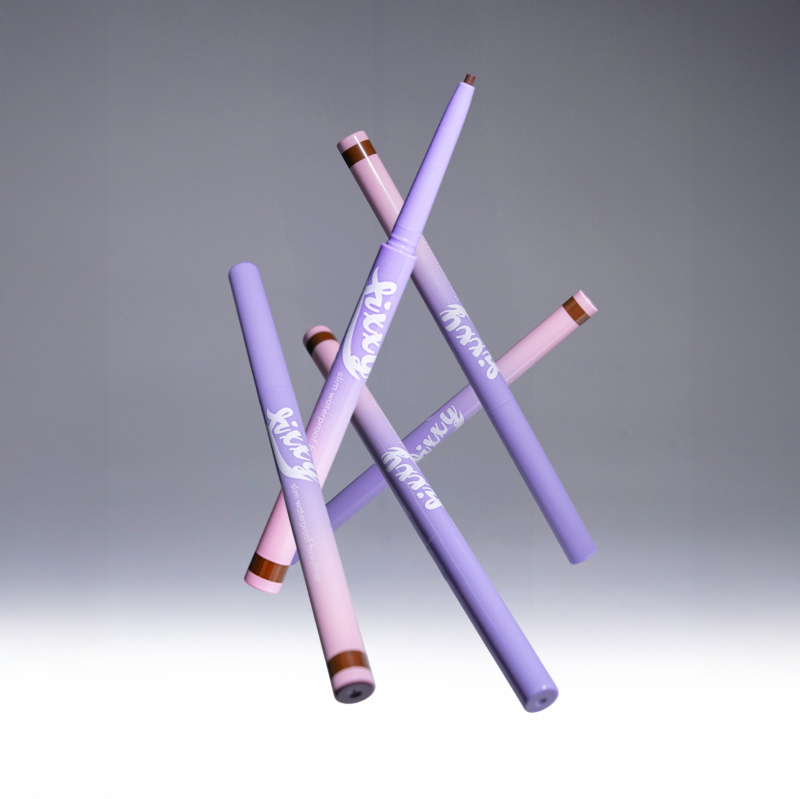 PEACH C Waterproof Fixxyliner 02 Deep Brown Водостойкий карандаш для глаз, тёмно - коричневый