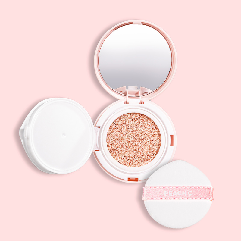PEACH C Focus On Air Velvet Cushion 02 BEIGE Кушон для лица, оттенок 02