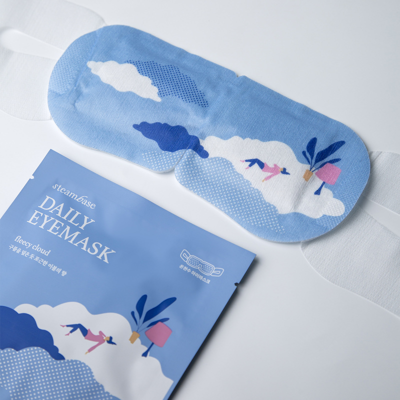 STEAMBASE DAILY EYEMASK FLEECY CLOUD , набор масок с эффектом ароматерапии 5шт